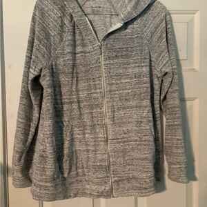 Livi Active Gray Zip-Up Hoodie 14/16
